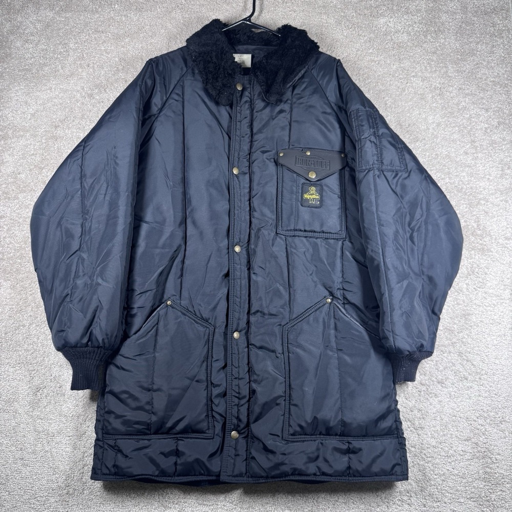 RefrigiWear Iron-Tuff Jacket Men's Insulated Work Jacket Black Size XL Extreme